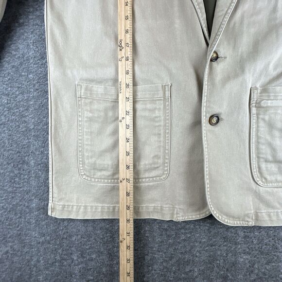 Orvis Zambezi Jacket Twill Safari Fishing Hunting Blazer Chore Coat Men Sz 44R - Picture 12 of 13